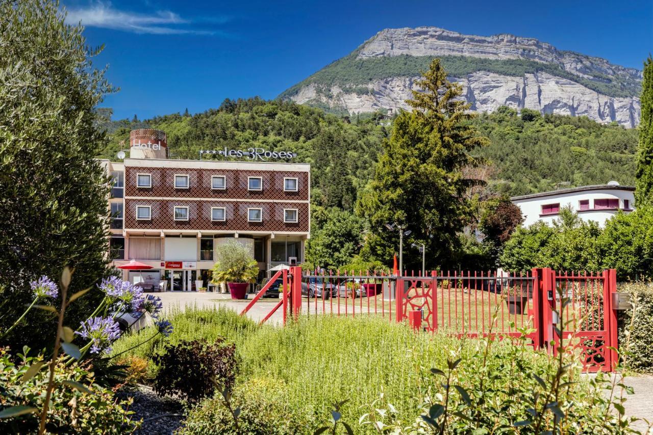 Hotel Les Trois Roses, Meylan Grenoble Exteriör bild