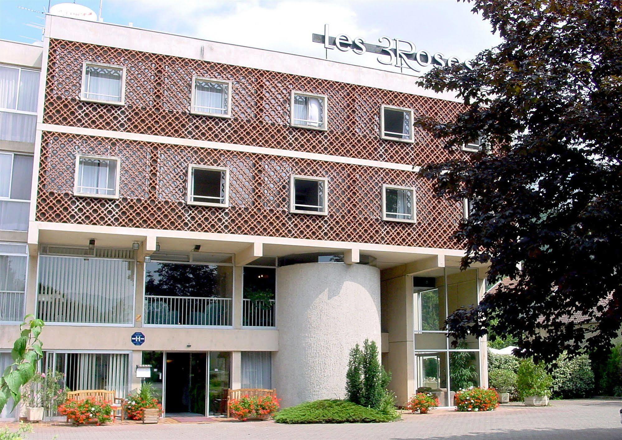 Hotel Les Trois Roses, Meylan Grenoble Exteriör bild
